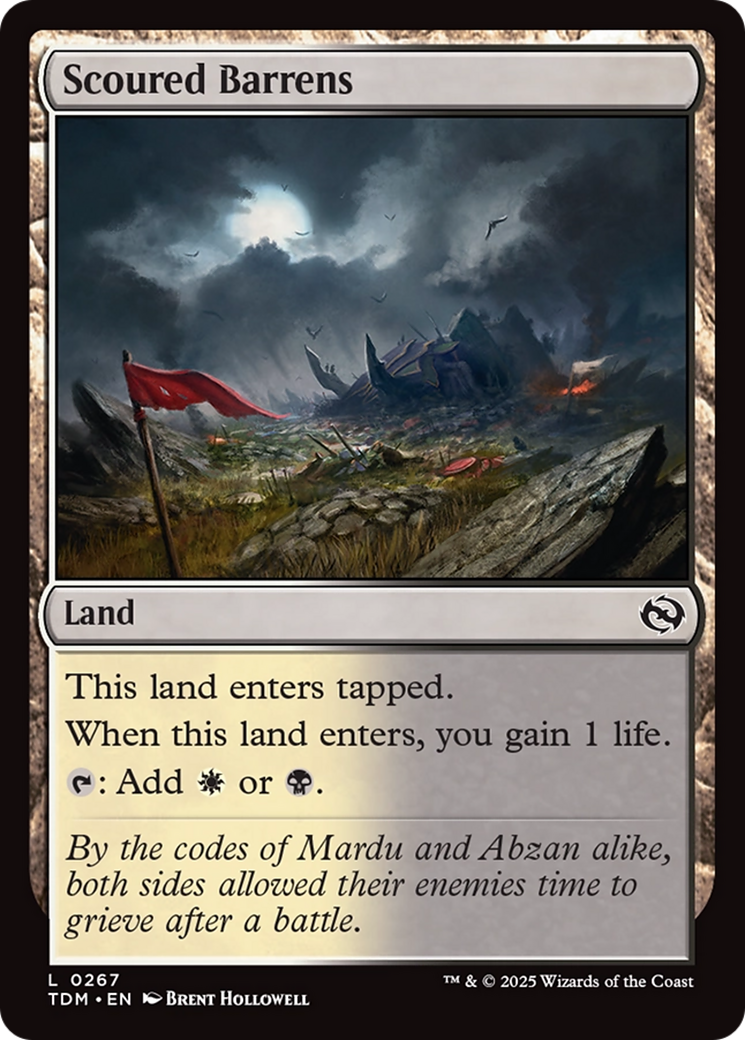 Scoured Barrens [Tarkir: Dragonstorm] | Local Legends