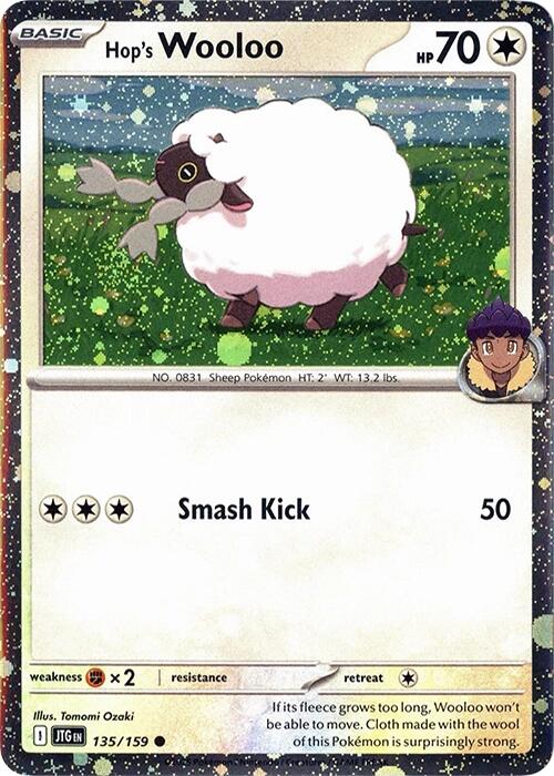 Hop's Wooloo (135/159) (Cosmos Holo) [Scarlet & Violet: Journey Together] | Local Legends