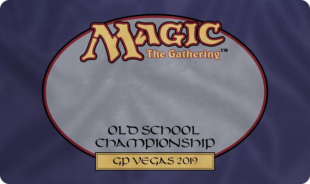 Playmat - Magic Grand Prix 2019 (Vegas - Old School) | Local Legends