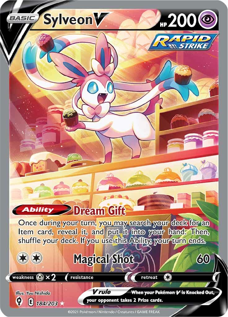 Sylveon V (184/203) [Sword & Shield: Evolving Skies] | Golgari Games