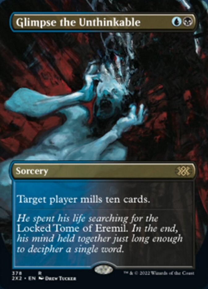 Glimpse the Unthinkable (Borderless Alternate Art) [Double Masters 2022] | Local Legends