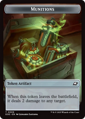 Robot // Munitions Double-Sided Token [Edge of Eternities Tokens] | Local Legends