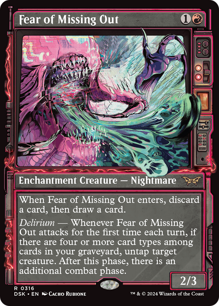 Fear of Missing Out (Showcase) [Duskmourn: House of Horror] | Local Legends