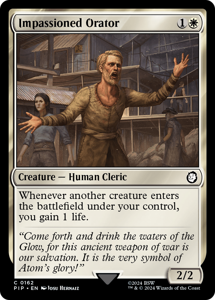 Impassioned Orator [Fallout] | Local Legends