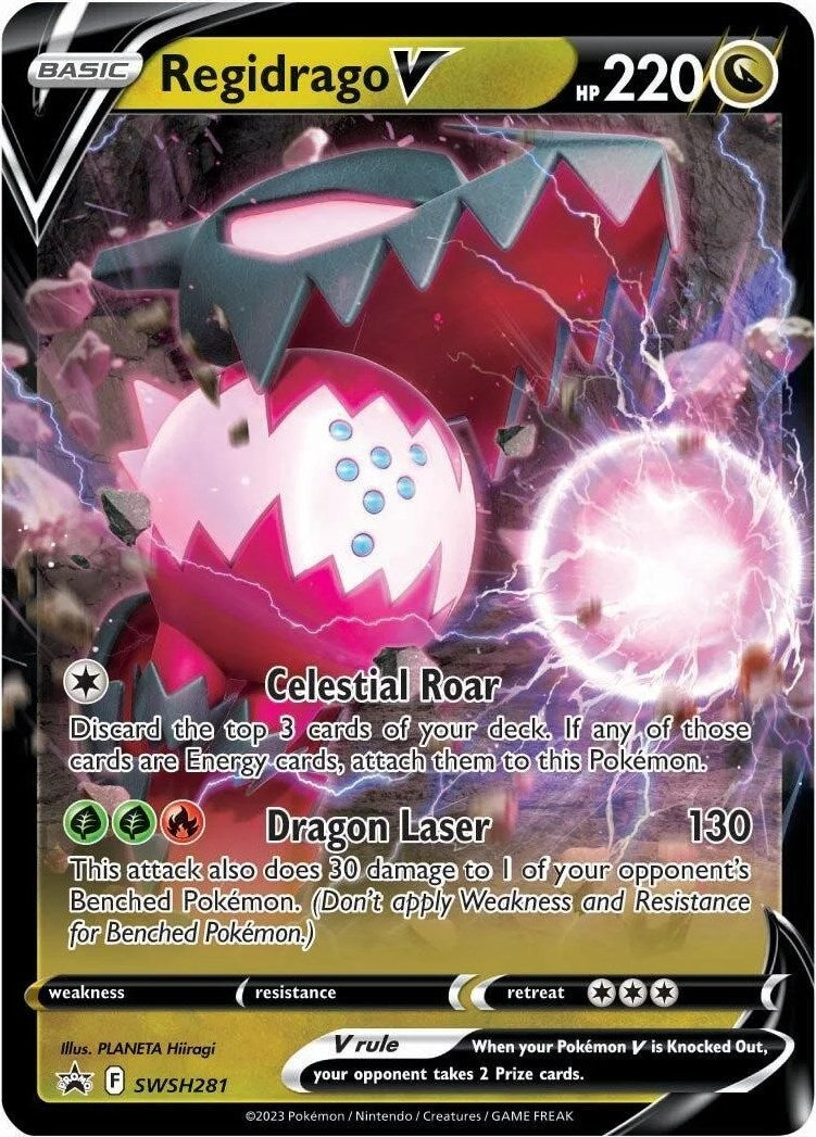 Regidrago V (SWSH281) [Sword & Shield: Black Star Promos] | Local Legends