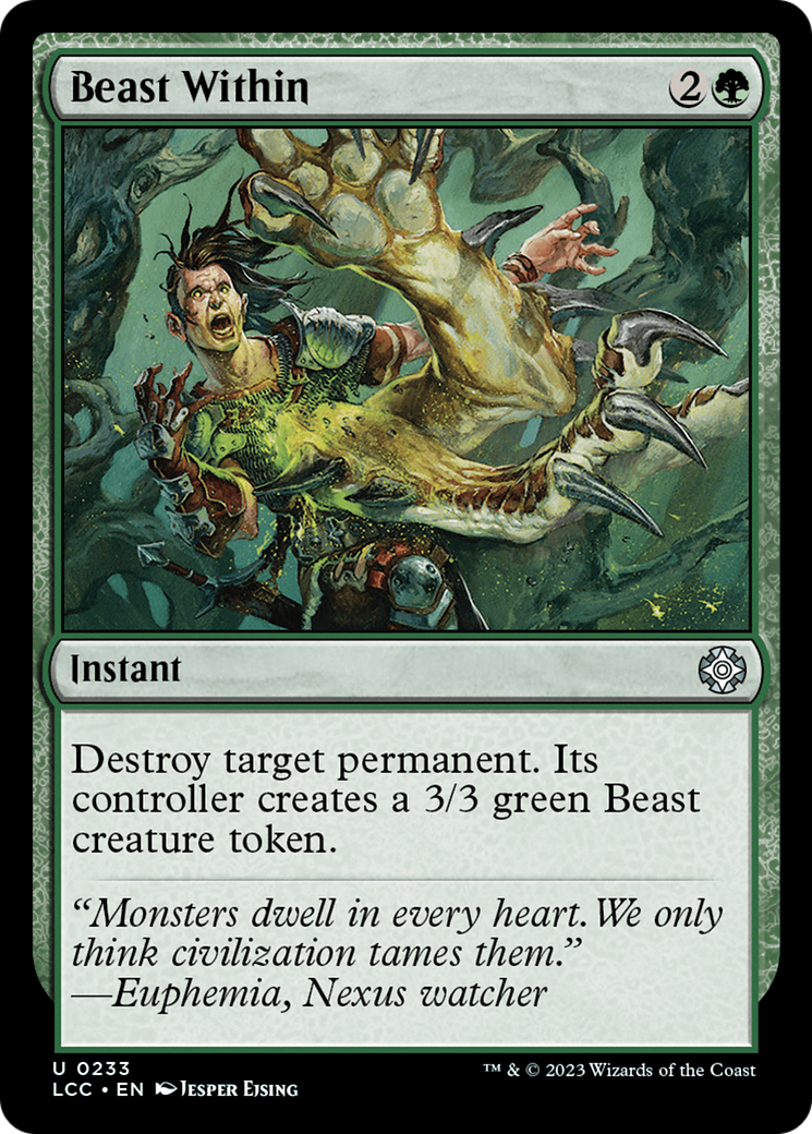 Beast Within [The Lost Caverns of Ixalan Commander] | Local Legends