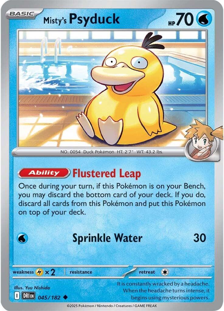 Misty's Psyduck (045/182) [Scarlet & Violet: Destined Rivals] | Local Legends