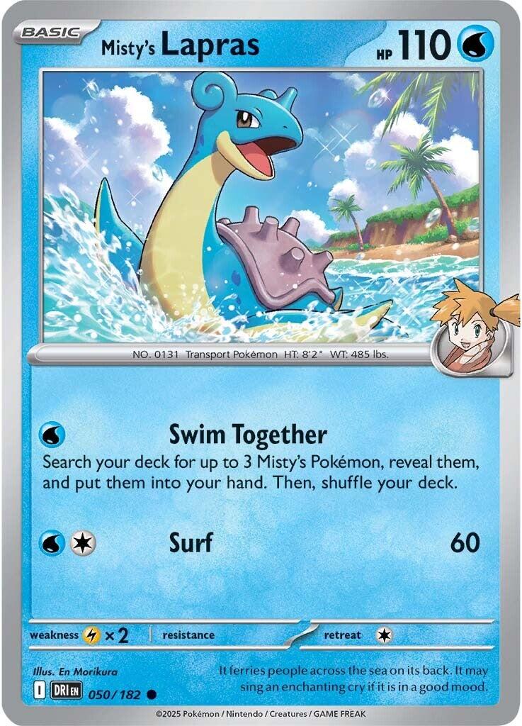 Misty's Lapras (050/182) [Scarlet & Violet: Destined Rivals] | Local Legends