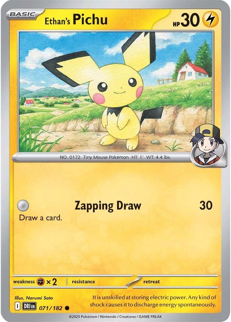 Ethan's Pichu (071/182) [Scarlet & Violet: Destined Rivals] | Local Legends