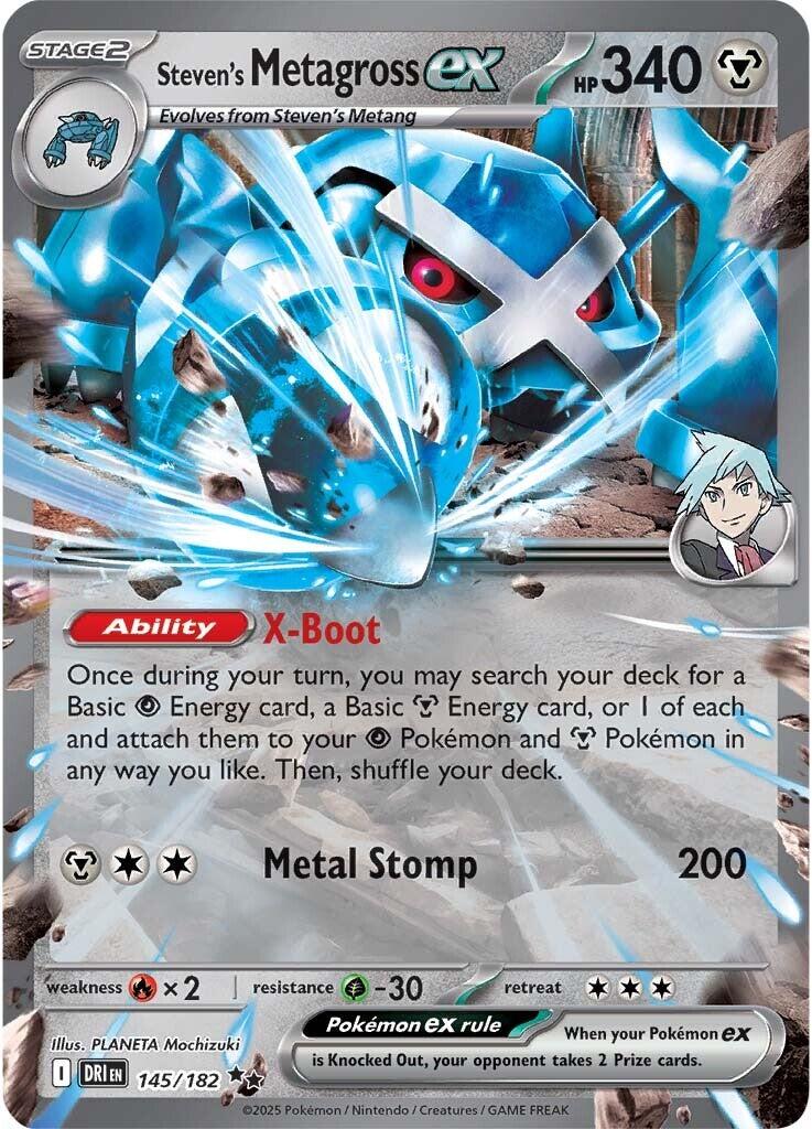 Steven's Metagross ex (145/182) [Scarlet & Violet: Destined Rivals] | Local Legends