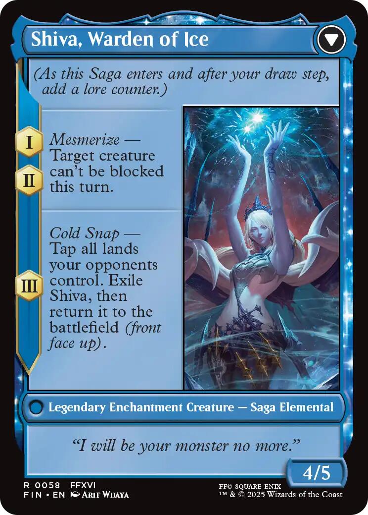 Jill, Shiva's Dominant // Shiva, Warden of Ice [FINAL FANTASY] | Local Legends