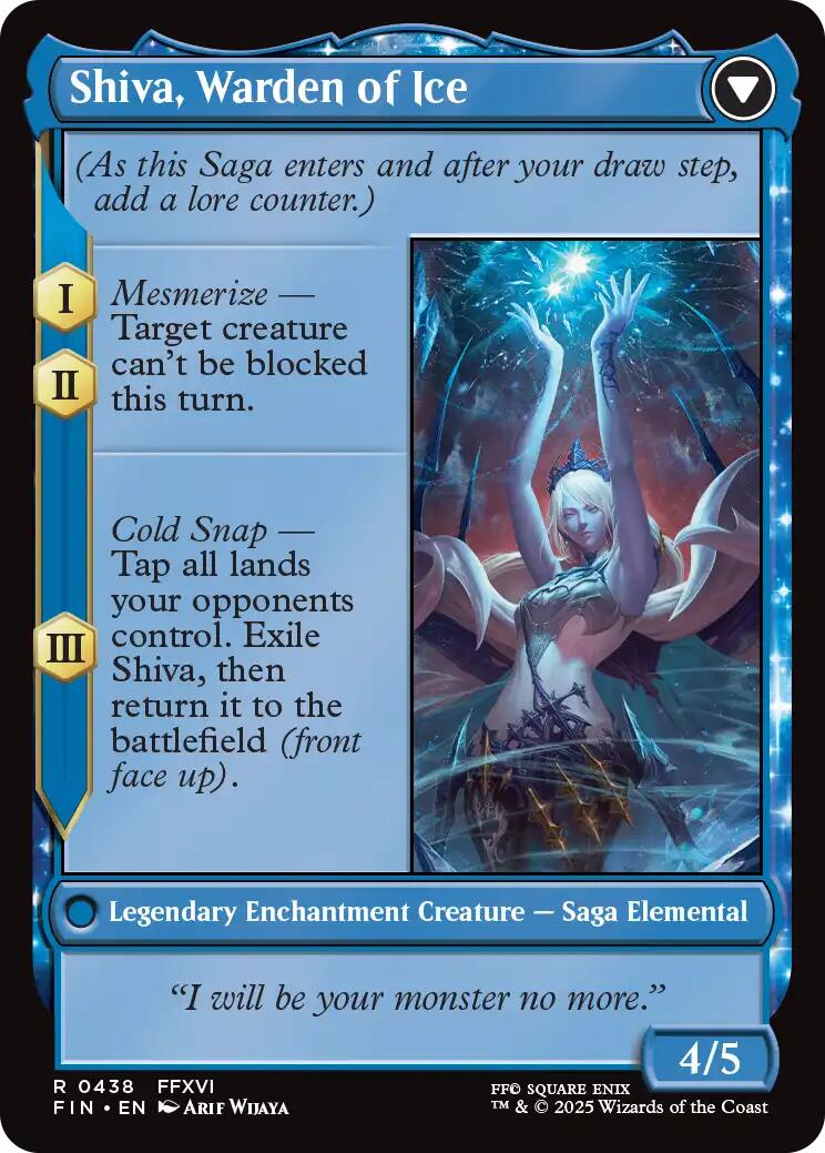 Jill, Shiva's Dominant // Shiva, Warden of Ice (Extended Art) [FINAL FANTASY] | Local Legends