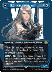 Jill, Shiva's Dominant // Shiva, Warden of Ice (Borderless) (Surge Foil) [FINAL FANTASY] | Local Legends