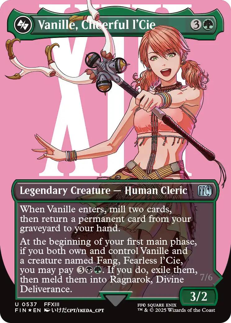 Vanille, Cheerful l'Cie (Borderless) (Surge Foil) | Local Legends