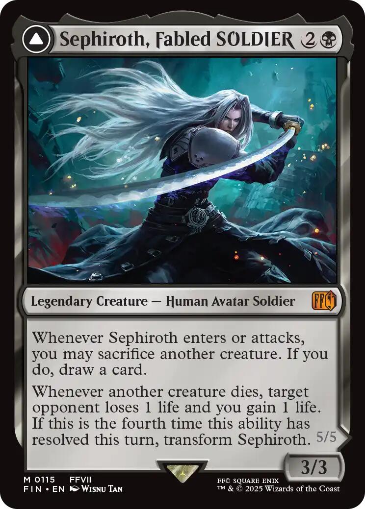Sephiroth, Fabled SOLDIER // Sephiroth, One-Winged Angel [FINAL FANTASY] | Local Legends