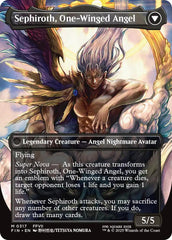 Sephiroth, Fabled SOLDIER // Sephiroth, One-Winged Angel (Borderless) (0317) [FINAL FANTASY] | Local Legends