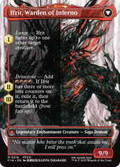 Clive, Ifrit's Dominant // Ifrit, Warden of Inferno (Borderless) (0318) [FINAL FANTASY] | Local Legends