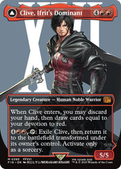 Clive, Ifrit's Dominant // Ifrit, Warden of Inferno (Borderless) (0385) [FINAL FANTASY] | Local Legends