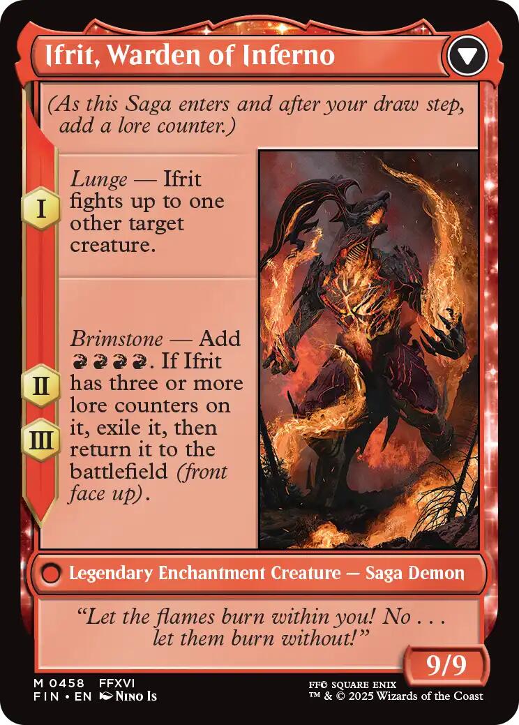 Clive, Ifrit's Dominant // Ifrit, Warden of Inferno (Extended Art) [FINAL FANTASY] | Local Legends