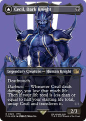 Cecil, Dark Knight // Cecil, Redeemed Paladin (Borderless) (Surge Foil) [FINAL FANTASY] | Local Legends