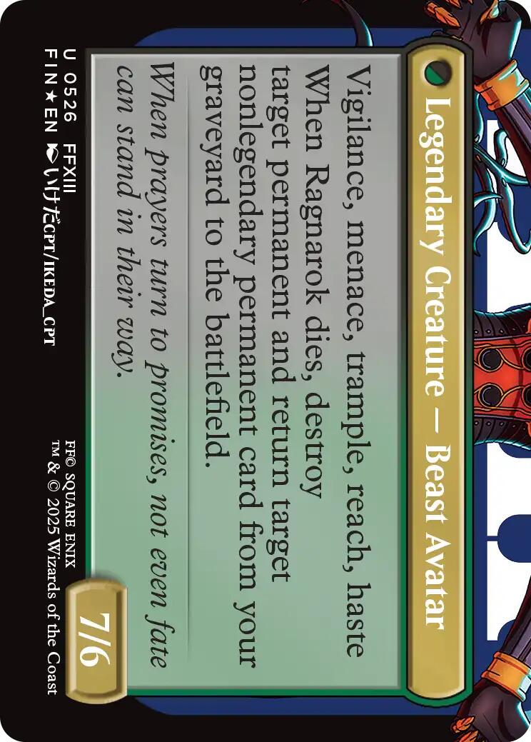 Fang, Fearless l'Cie (Borderless) (Surge Foil) [FINAL FANTASY] | Local Legends