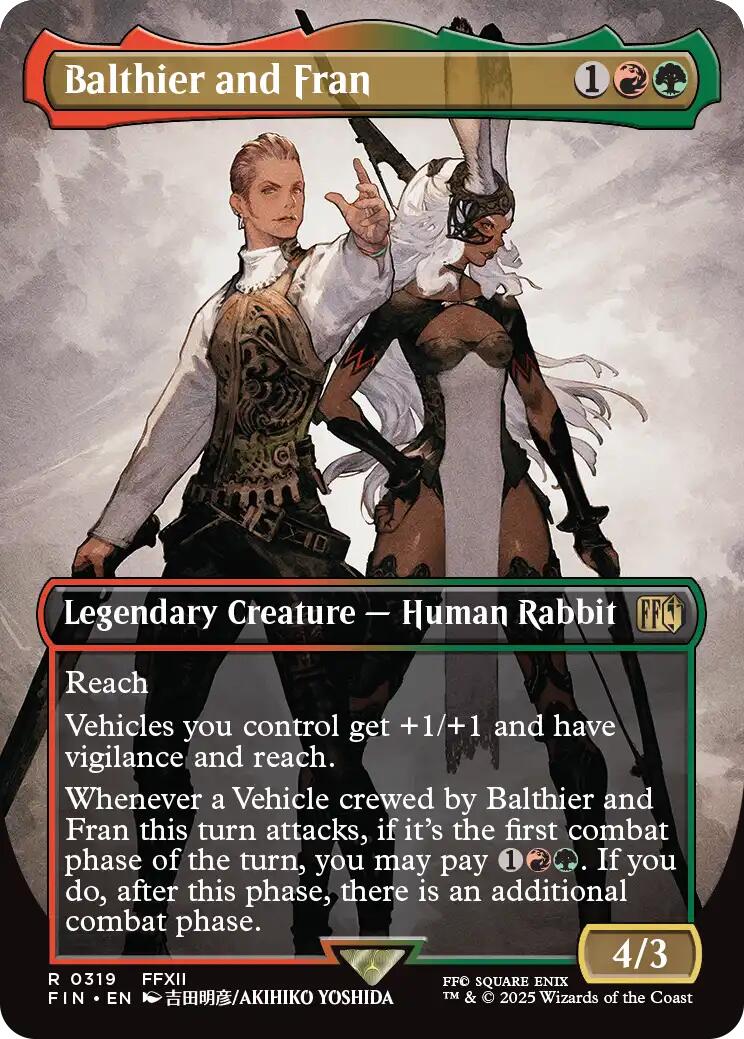 Balthier and Fran (0319) (Borderless) | Local Legends