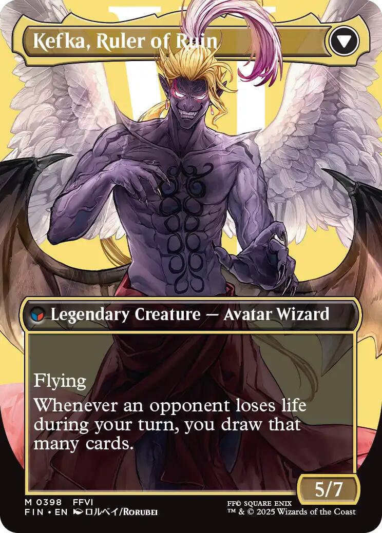 Kefka, Court Mage // Kefka, Ruler of Ruin (Borderless) (0398) [FINAL FANTASY] | Local Legends