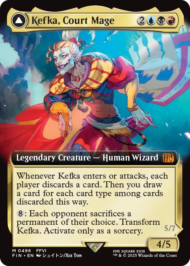 Kefka, Court Mage // Kefka, Ruler of Ruin (Extended Art) [FINAL FANTASY] | Local Legends