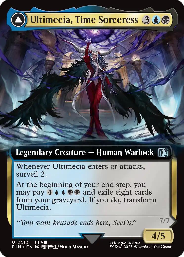 Ultimecia, Time Sorceress // Ultimecia, Omnipotent (Extended Art) [FINAL FANTASY] | Local Legends