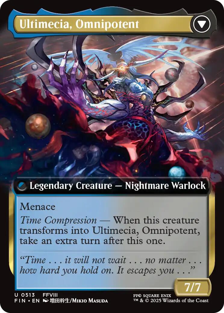 Ultimecia, Time Sorceress // Ultimecia, Omnipotent (Extended Art) [FINAL FANTASY] | Local Legends