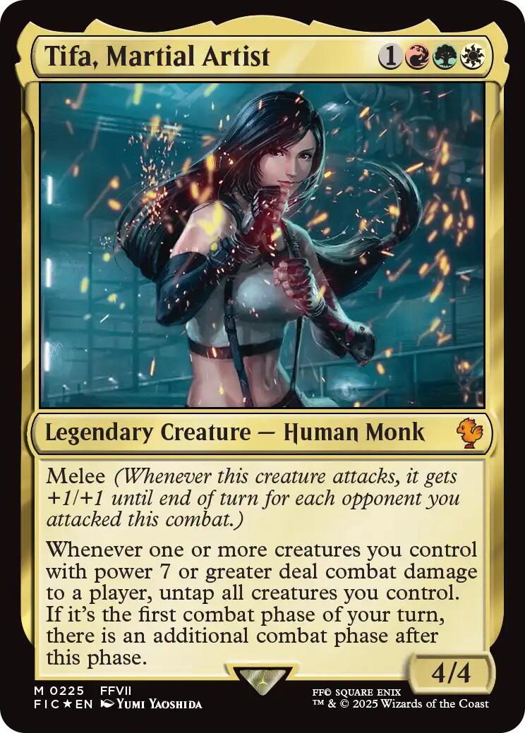 Tifa, Martial Artist (Surge Foil) [FINAL FANTASY Commander] | Local Legends