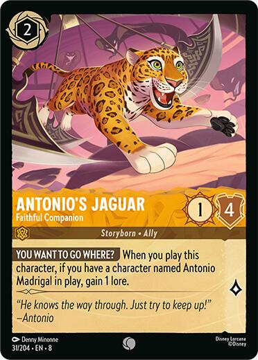 Antonio's Jaguar - Faithful Companion (31/204) [Reign of Jafar] | Local Legends