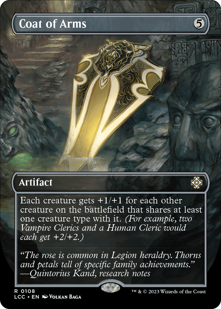 Coat of Arms (Borderless) [The Lost Caverns of Ixalan Commander] | Local Legends