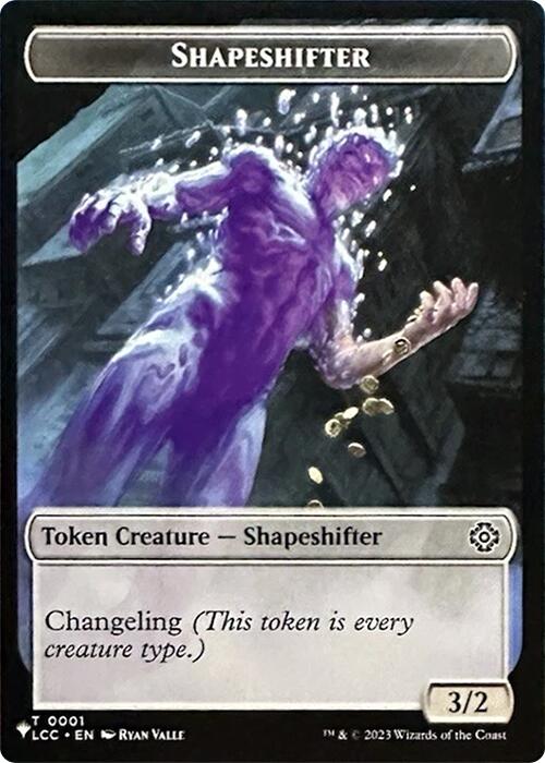 Shapeshifter // Cat Double-Sided Token [Secret Lair Drop Series] | Local Legends