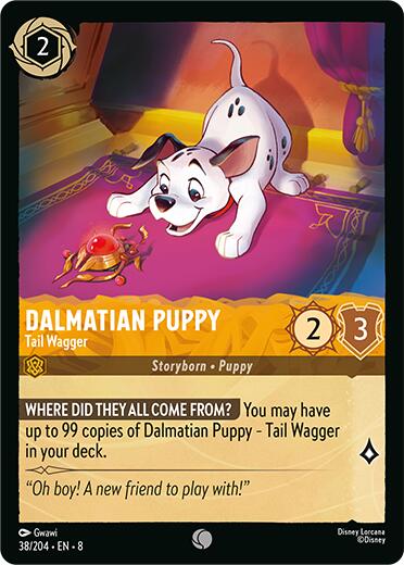 Dalmatian Puppy - Tail Wagger (38/204) [Reign of Jafar] | Local Legends