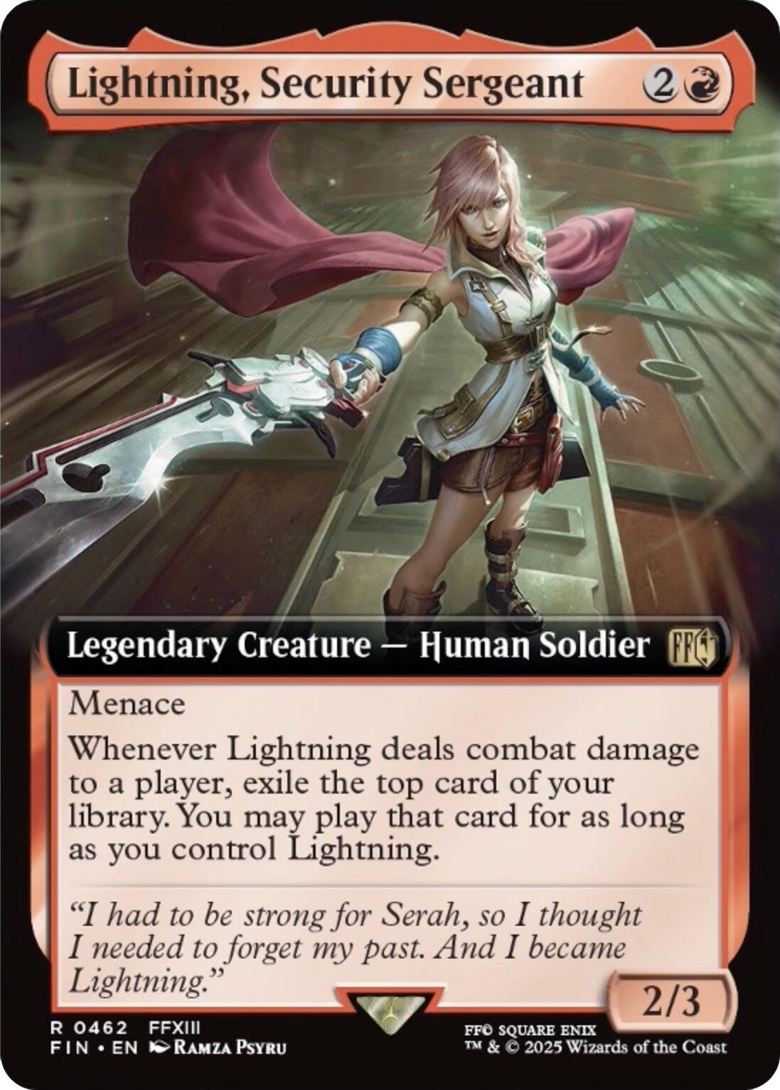 Lightning, Security Sergeant (Extended Art) | Local Legends