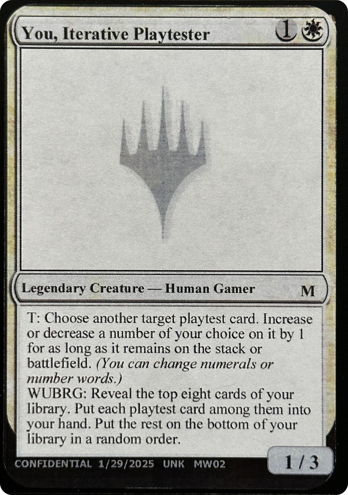 You, Iterative Playtester [Unknown Event] | Local Legends
