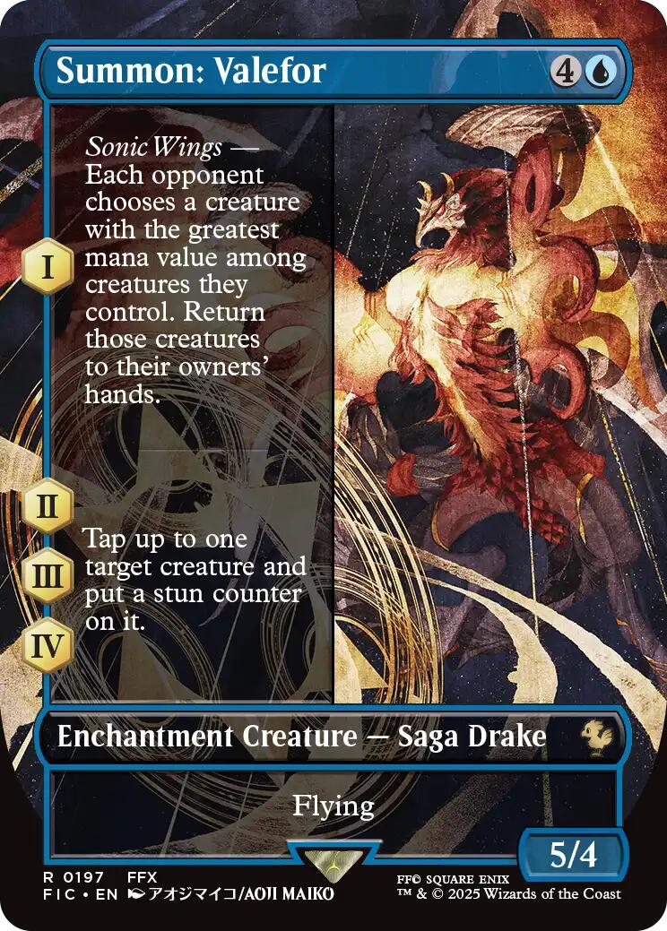 Summon: Valefor (Borderless) | Local Legends