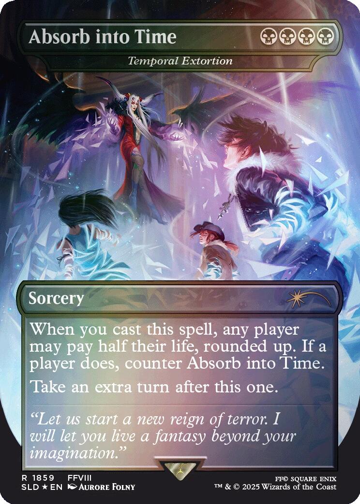 Absorb into Time - Temporal Extortion (Rainbow Foil) [Secret Lair Drop Series] | Local Legends