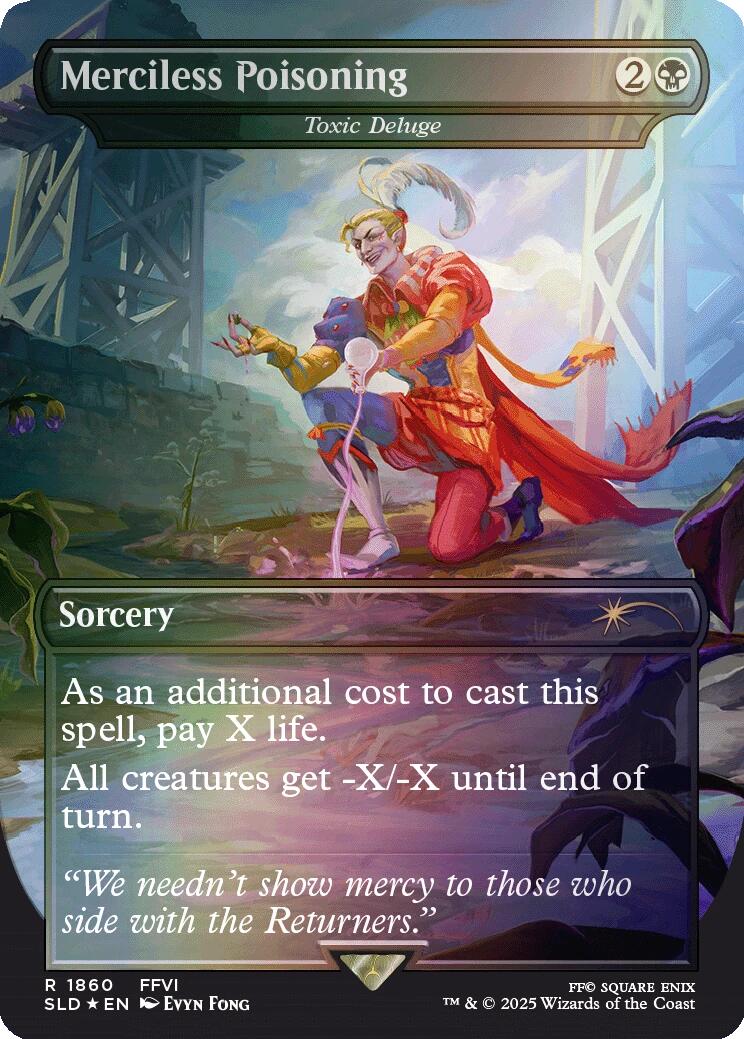 Merciless Poisoning - Toxic Deluge (Rainbow Foil) [Secret Lair Drop Series] | Local Legends