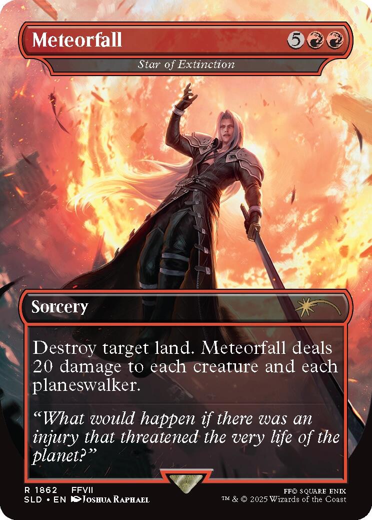 Meteorfall - Star of Extinction [Secret Lair Drop Series] | Local Legends