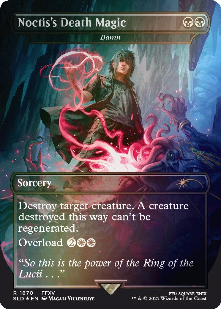 Noctis's Death Magic - Damn (Rainbow Foil) [Secret Lair Drop Series] | Local Legends