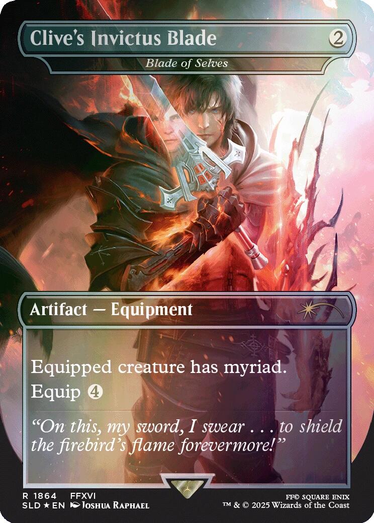 Clive's Invictus Blade - Blade of Selves (Rainbow Foil) [Secret Lair Drop Series] | Local Legends