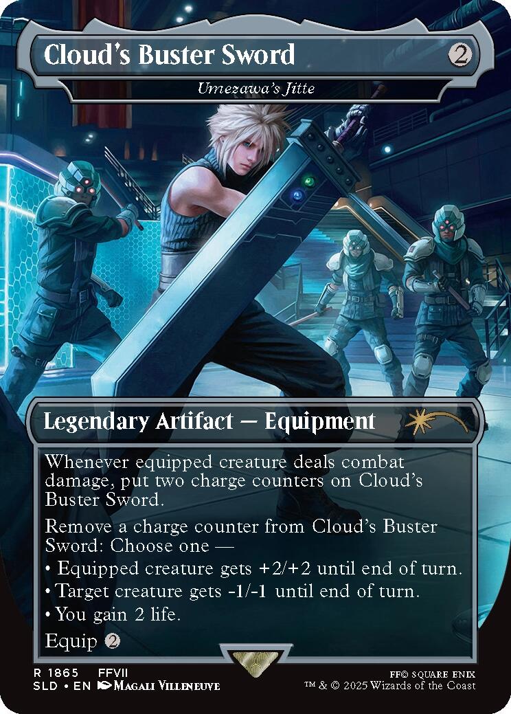 Cloud's Buster Sword - Umezawa's Jitte [Secret Lair Drop Series] | Local Legends