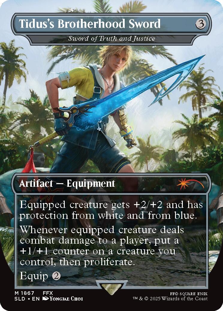 Tidus's Brotherhood Sword - Sword of Truth and Justice [Secret Lair Drop Series] | Local Legends