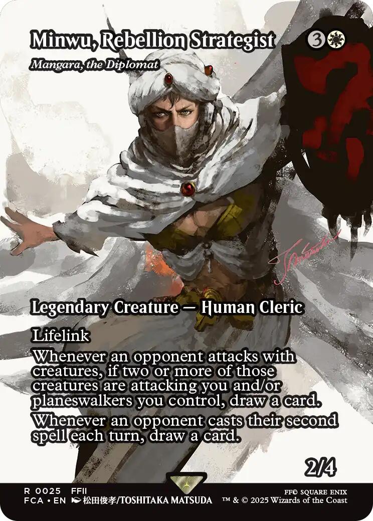 Minwu, Rebellion Strategist - Mangara, the Diplomat (Showcase) [FINAL FANTASY : Through the Ages] | Local Legends