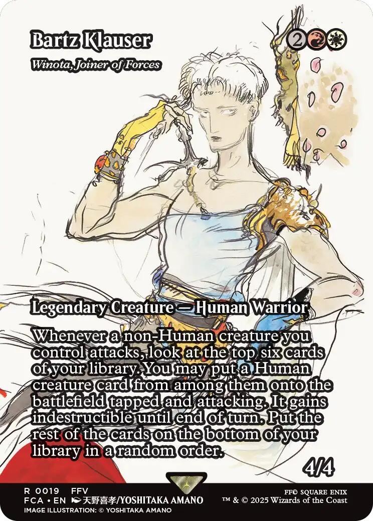Bartz Klauser - Winota, Joiner of Forces (Showcase) [FINAL FANTASY : Through the Ages] | Local Legends