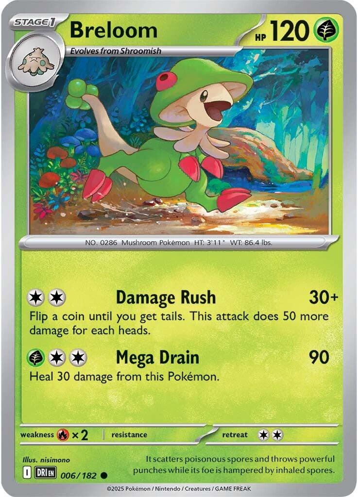 Breloom (006/182) [Scarlet & Violet: Destined Rivals] | Local Legends