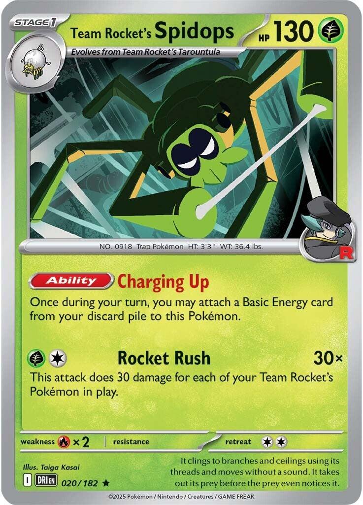 Team Rocket's Spidops (020/182) [Scarlet & Violet: Destined Rivals] | Local Legends