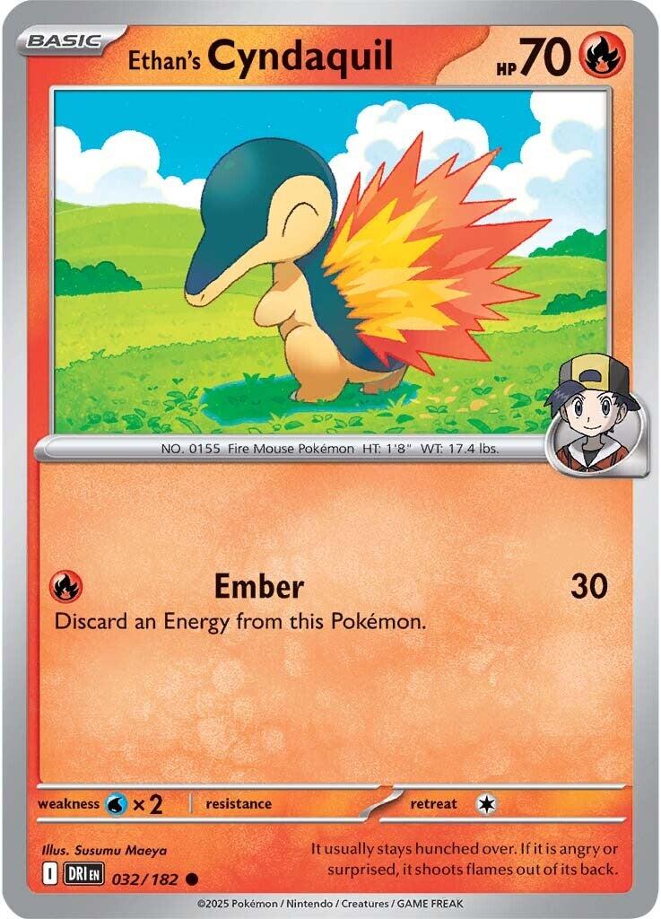 Ethan's Cyndaquil (032/182) [Scarlet & Violet: Destined Rivals] | Local Legends